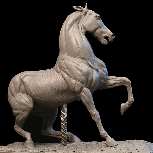 ArtStation - Horses ecorche (2 different levels of muscle), Andrey Lizunov