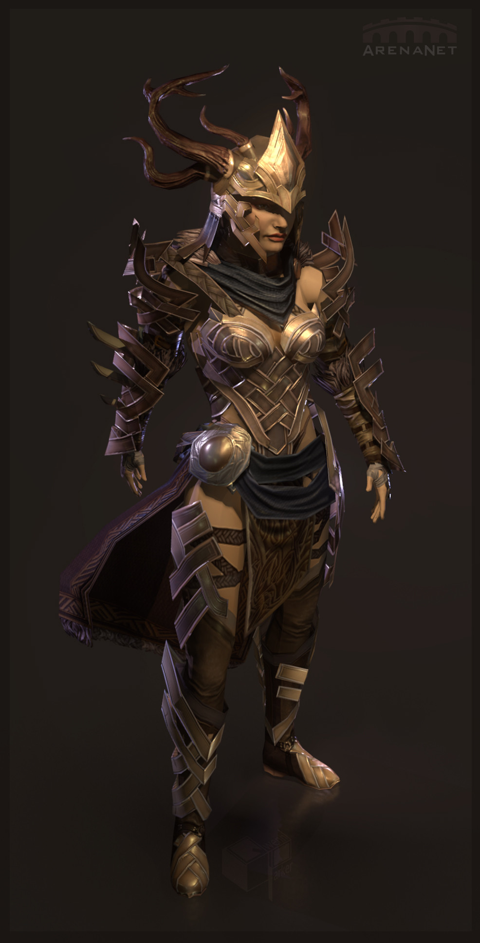 Artstation arena net character art test