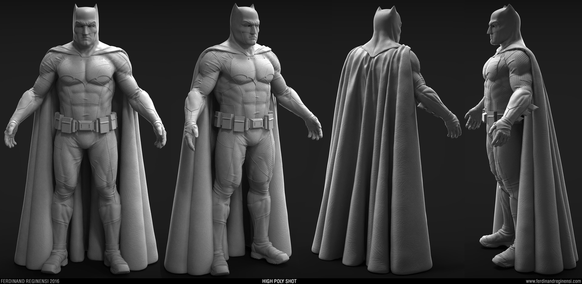 Ferdinand Reginensi - Batman V Superman - Batman Sculpt