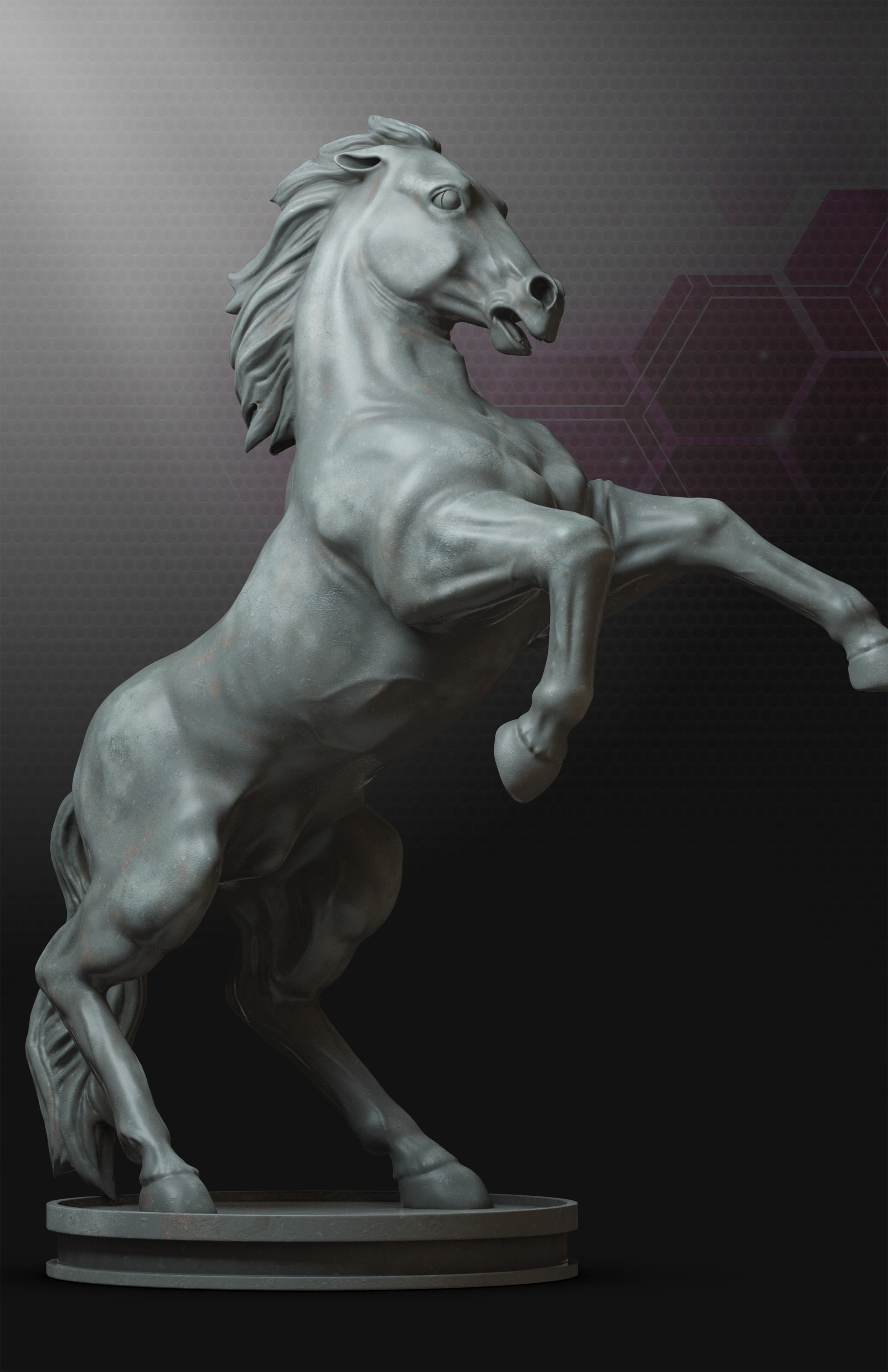 ArtStation - Horse statue