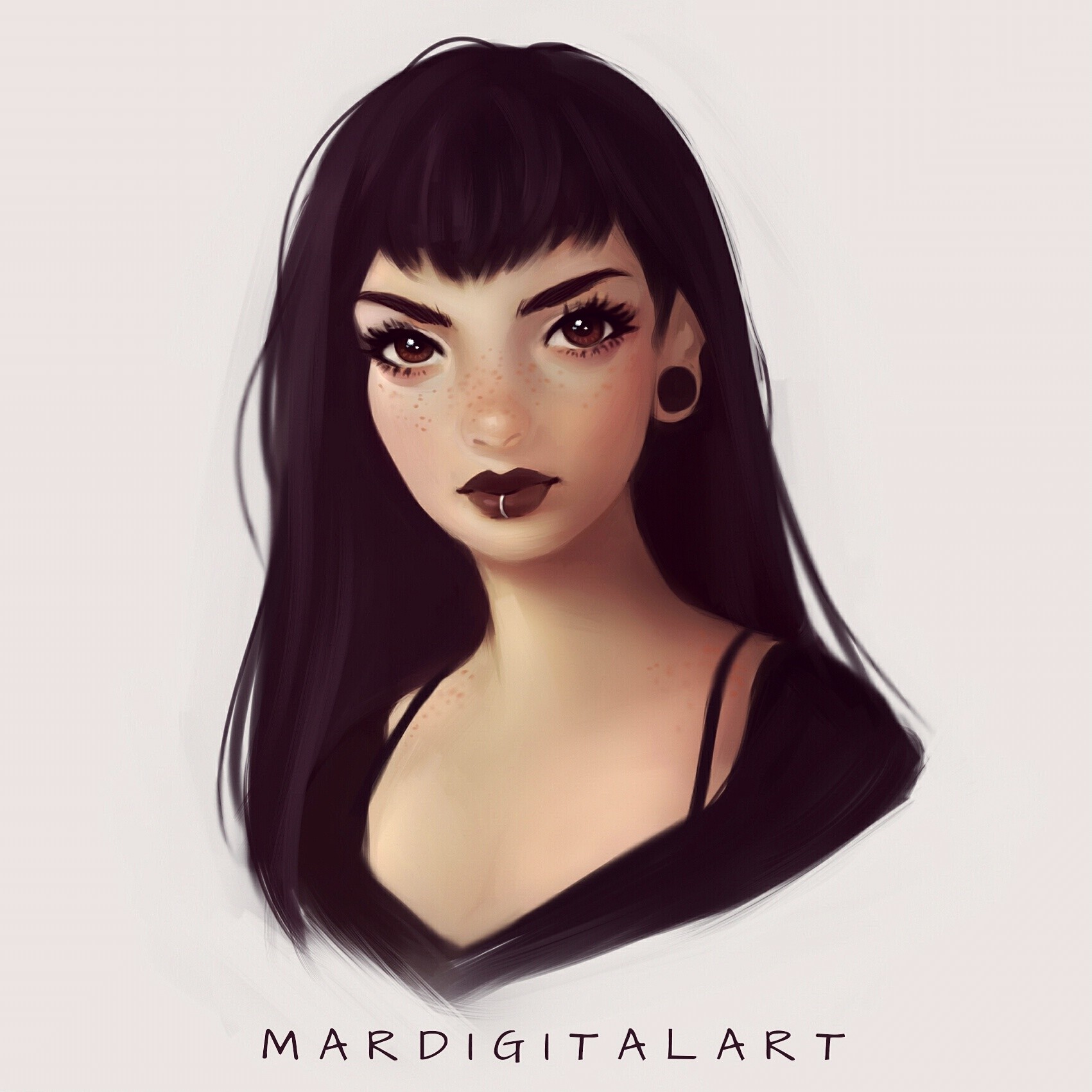 ArtStation - Goth girl