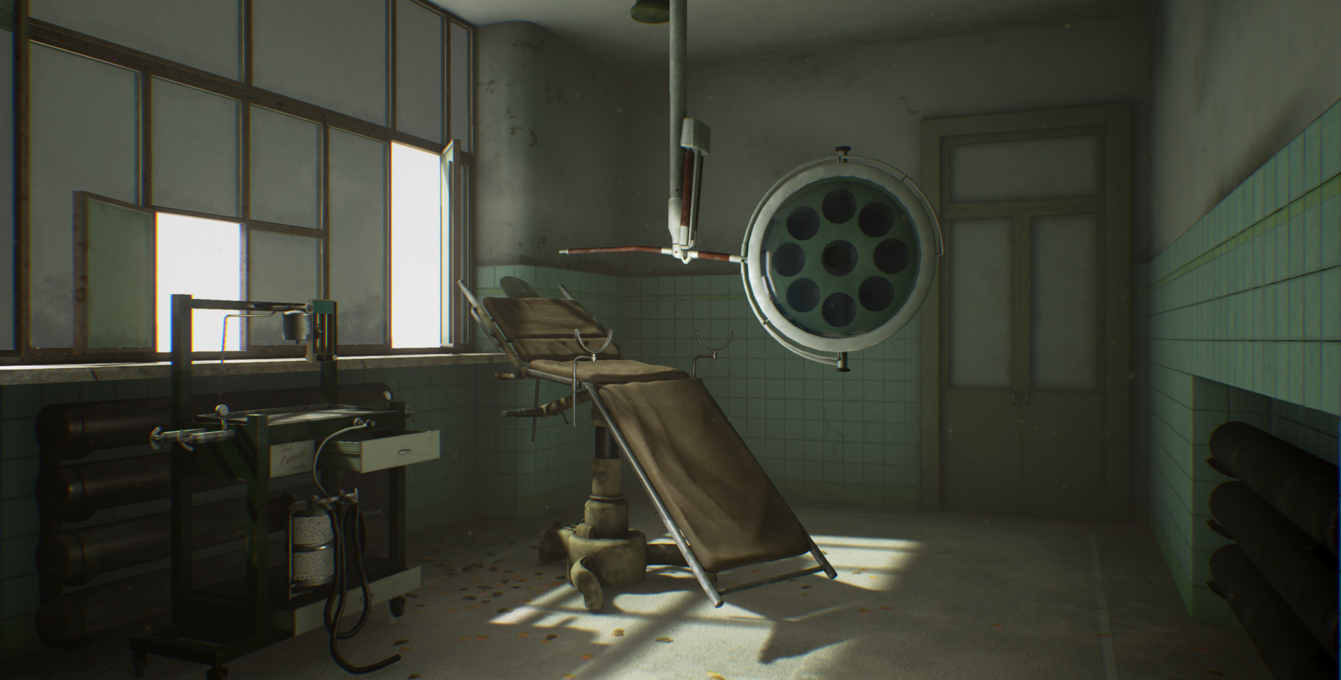 ArtStation - Abandoned Asylum Room