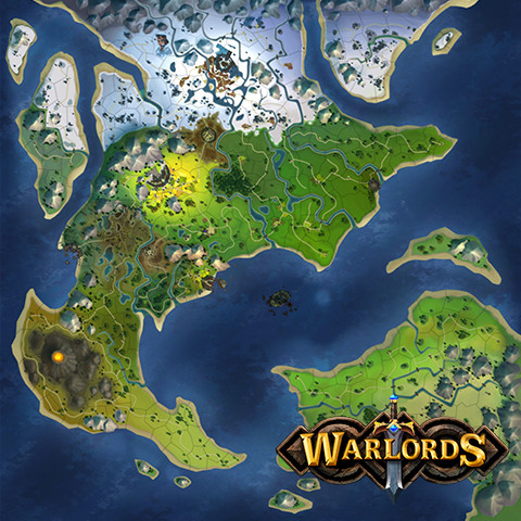 ArtStation - Warlords - World Map