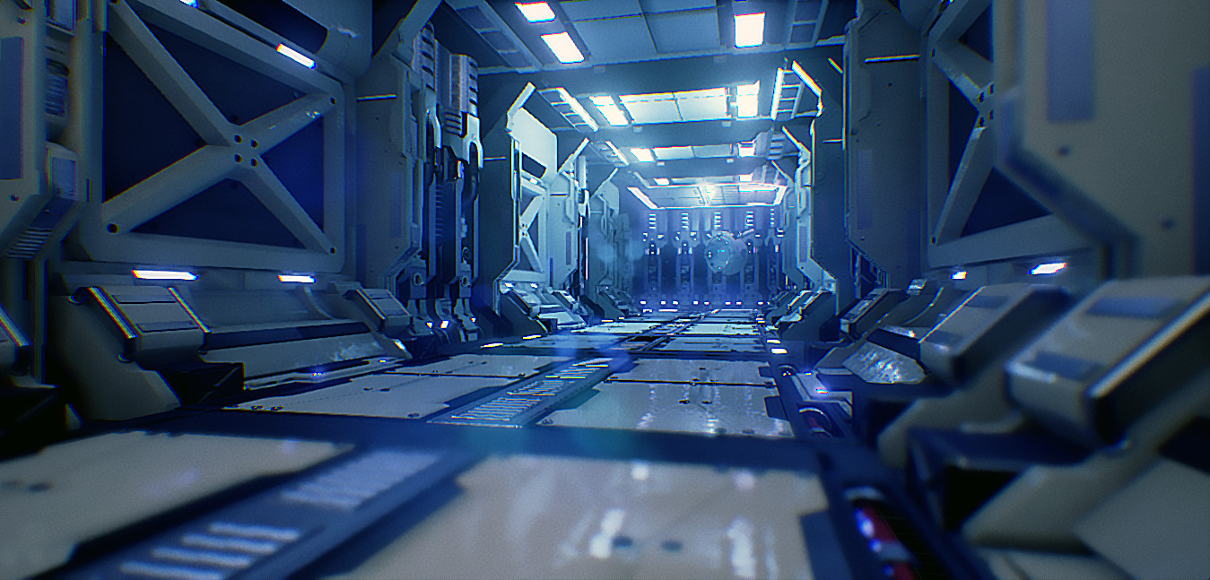 ArtStation - Sci-Fi Hallway