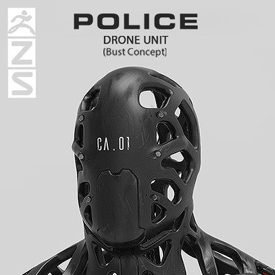 Police Drone Unit - ZBrush Summit Sculpt-Off 2016