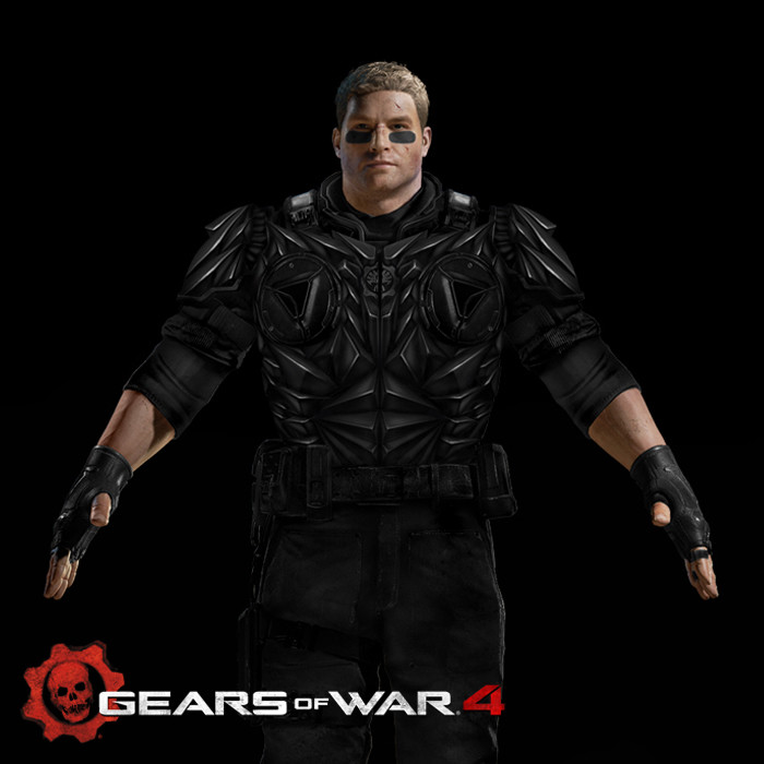ArtStation GEARS OF WAR 4 ESPORTS "BLACK STEEL JD" CONCEPT EXPLORATION