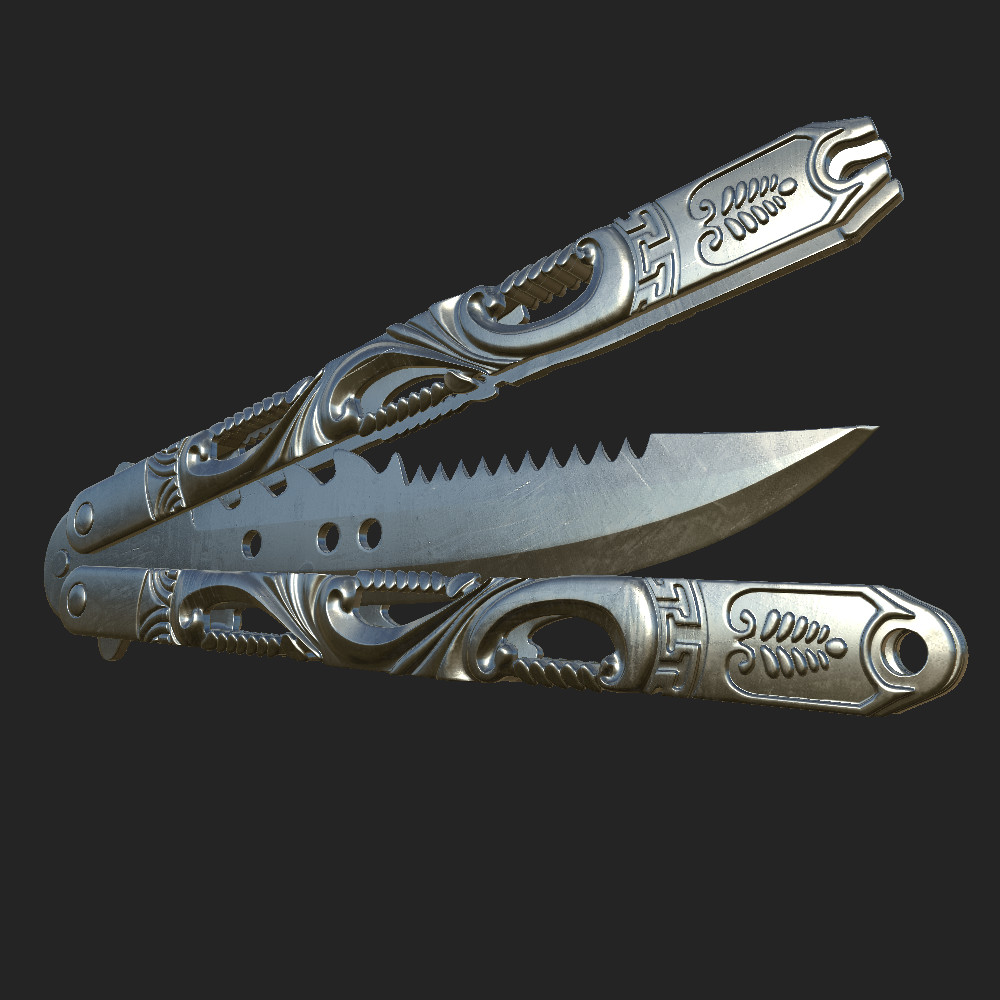 ArtStation Butterfly Knife
