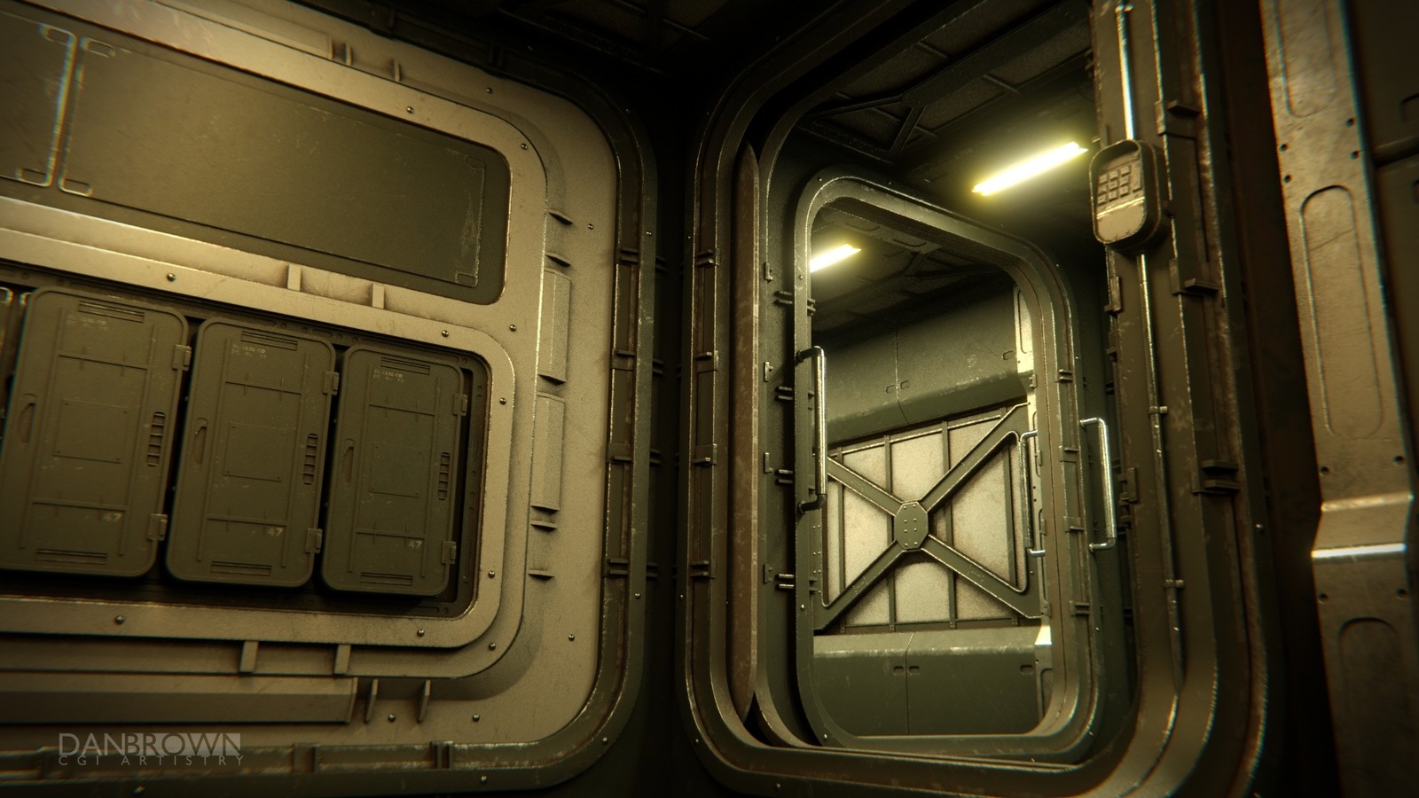 Space Freighter Nero's Fire Interior