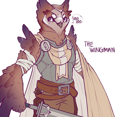 Becca hallstedt owlwarriorsketch1