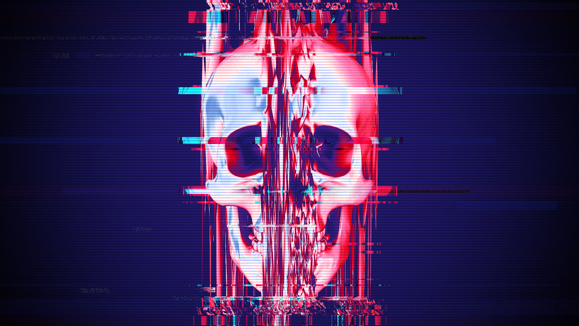 ArtStation - Glitch Skull