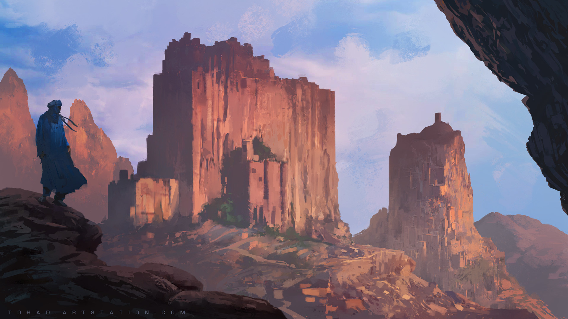 ArtStation Pillars of the sun