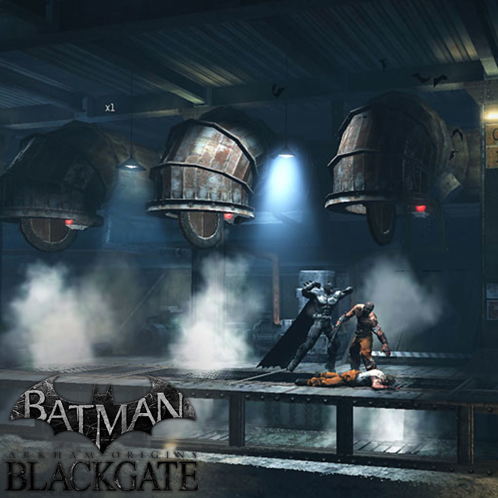 Batman: Arkham Origins Blackgate - Industrial Hall J
