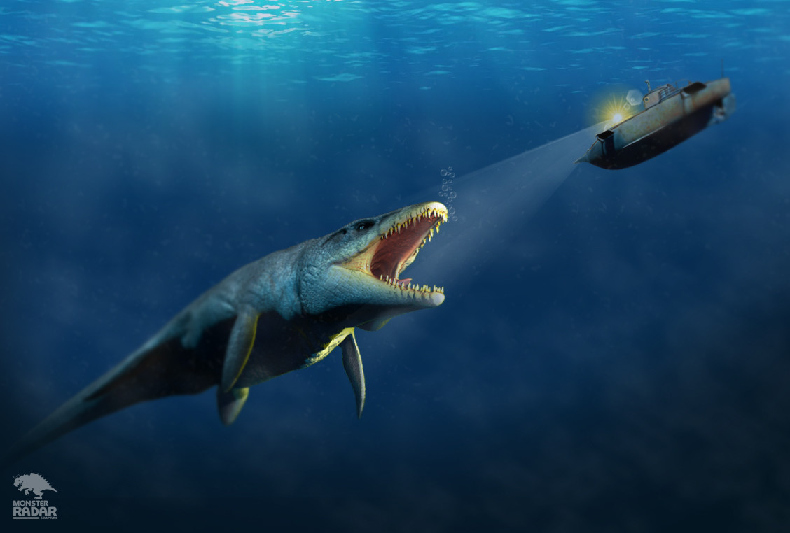 sea monster mosasaurus