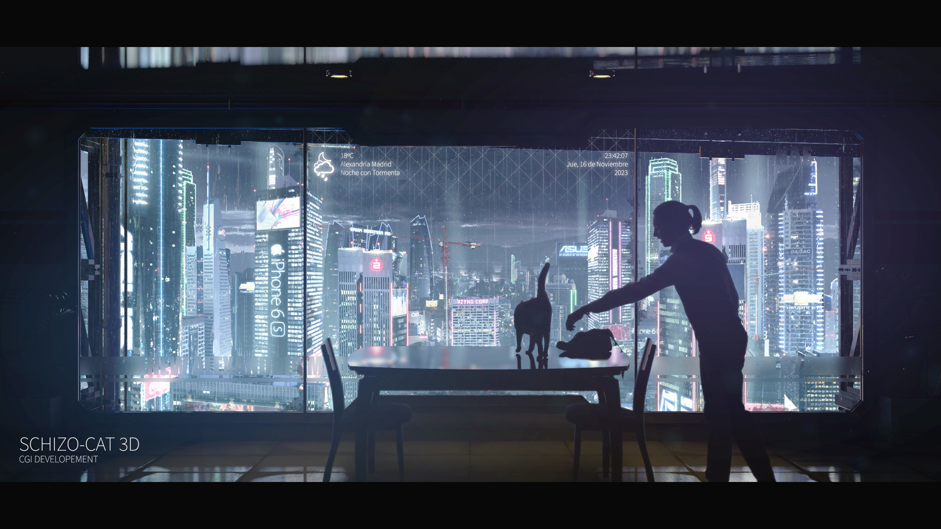 Cyberpunk window art фото 31