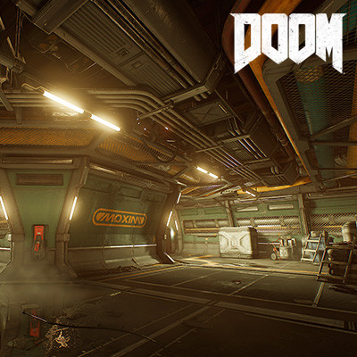 ArtStation - DOOM: Advanced Research Complex Environments