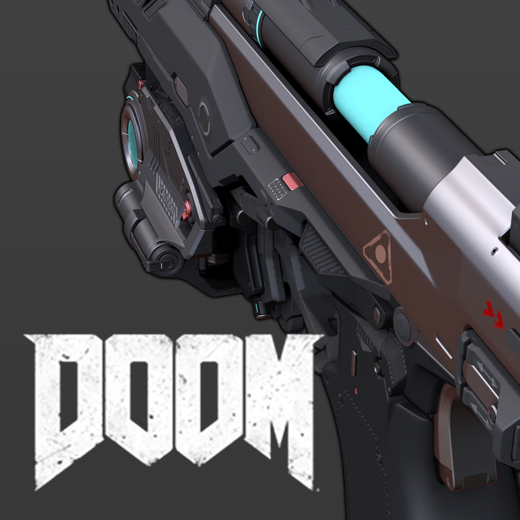 ArtStation Doom Pistols