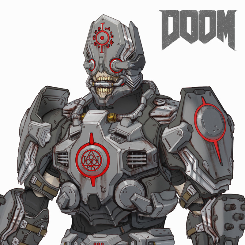 Artstation Doom Mp Cultist Armor Set