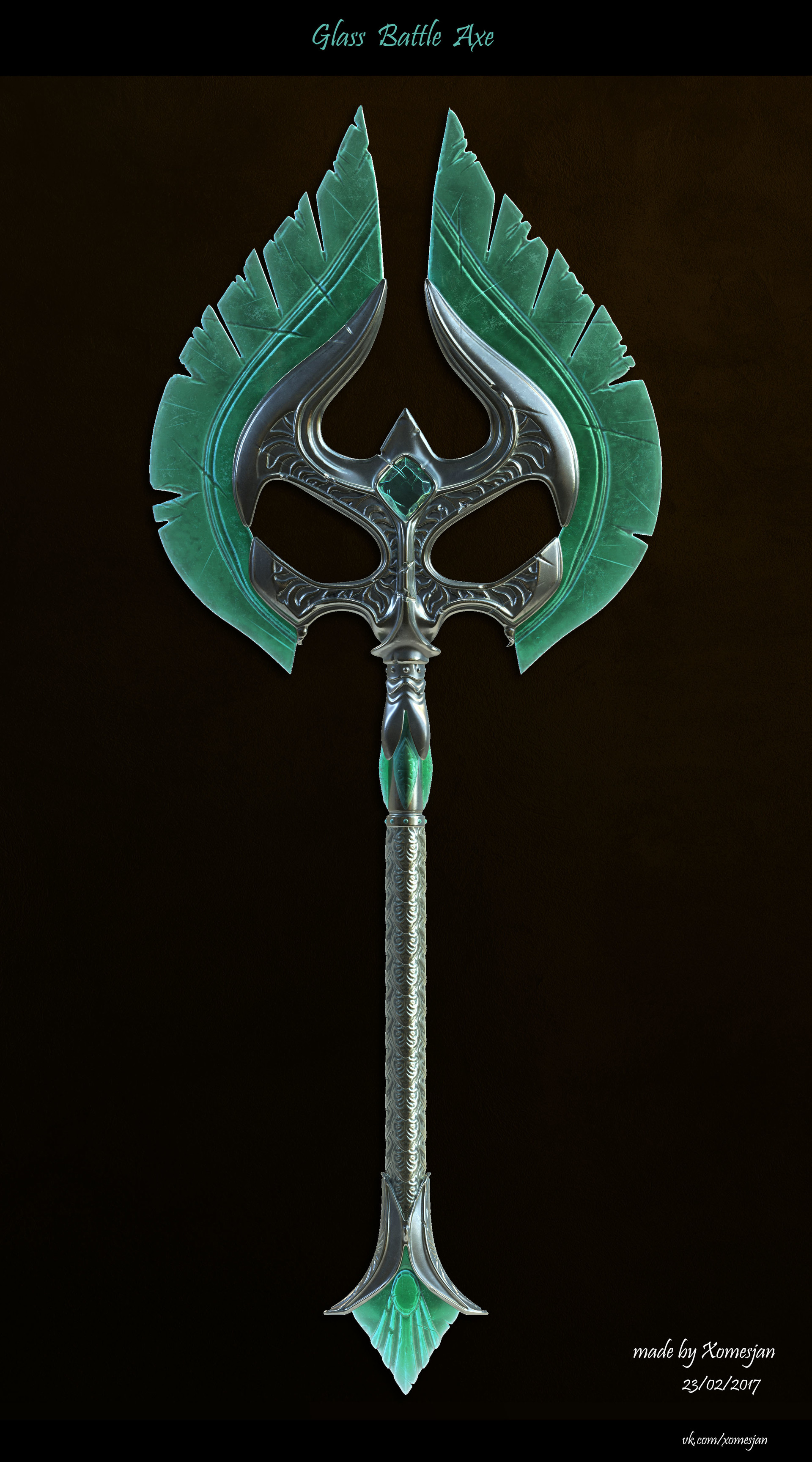 ArtStation - Glass Battle AXe