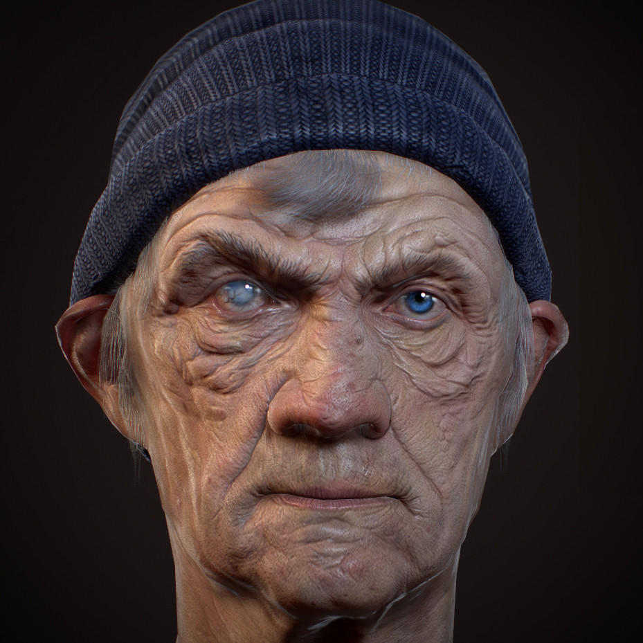 ArtStation - Old Fisherman