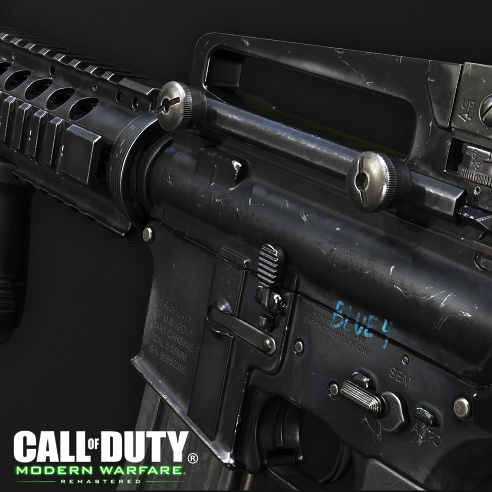 The M4A1 and M16A4 from Call of Duty: Modern Warfare Remastered. 