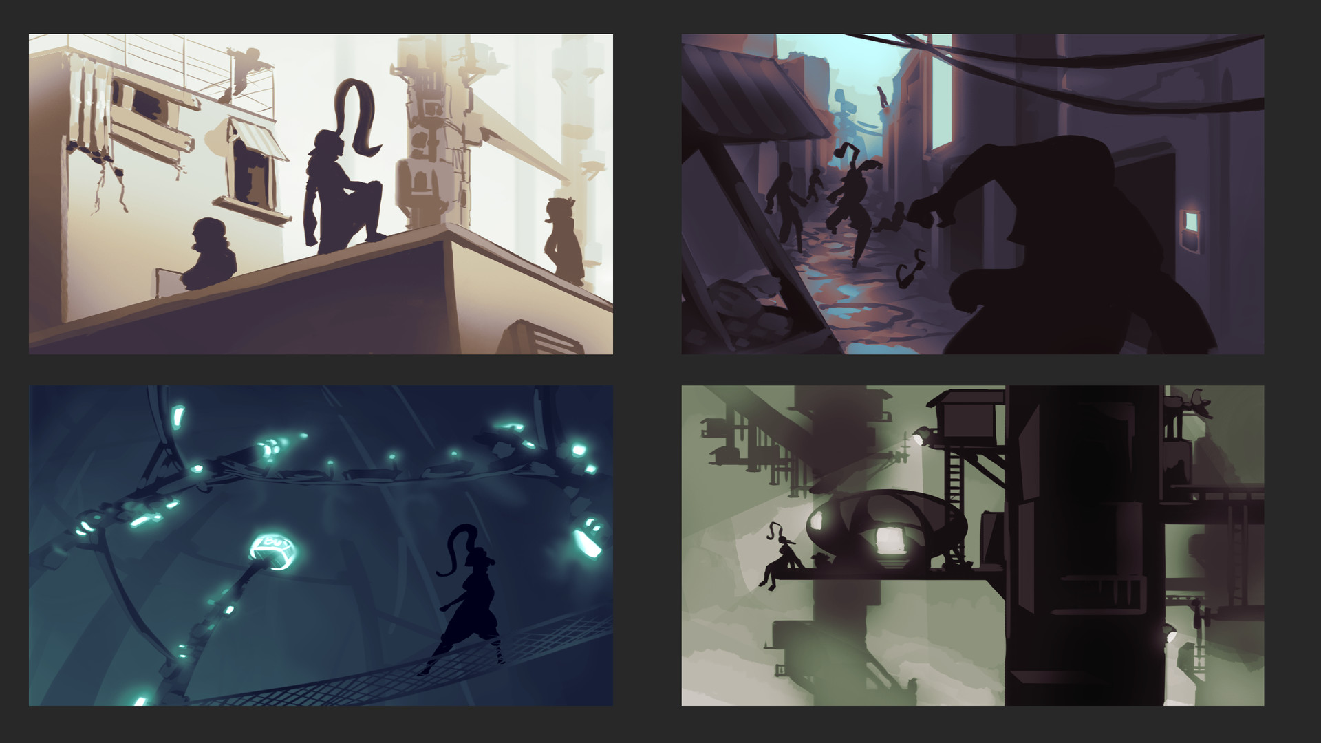 ArtStation - thumbnail practice: Location and Colours