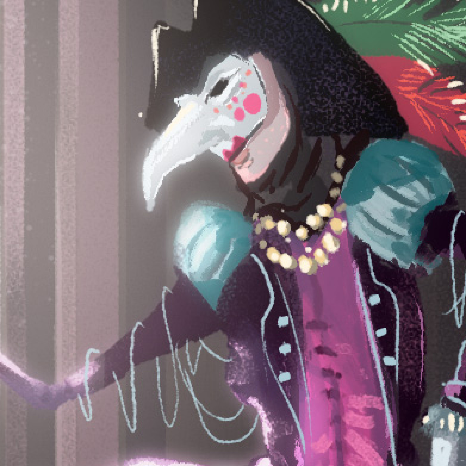 Venice masked man