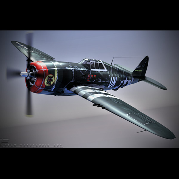 ArtStation - Republic P-47 Thunderbolt