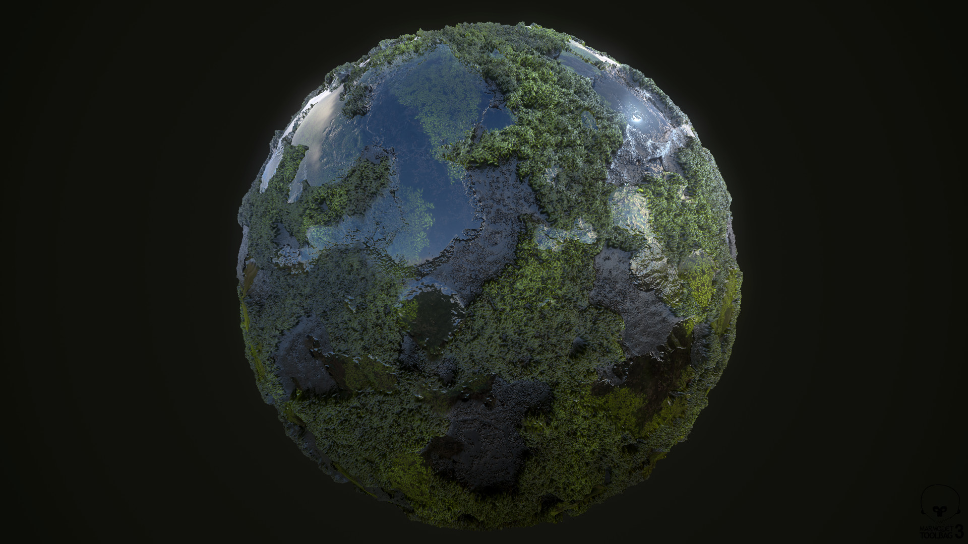 ArtStation - Wet Moss -Substance designer