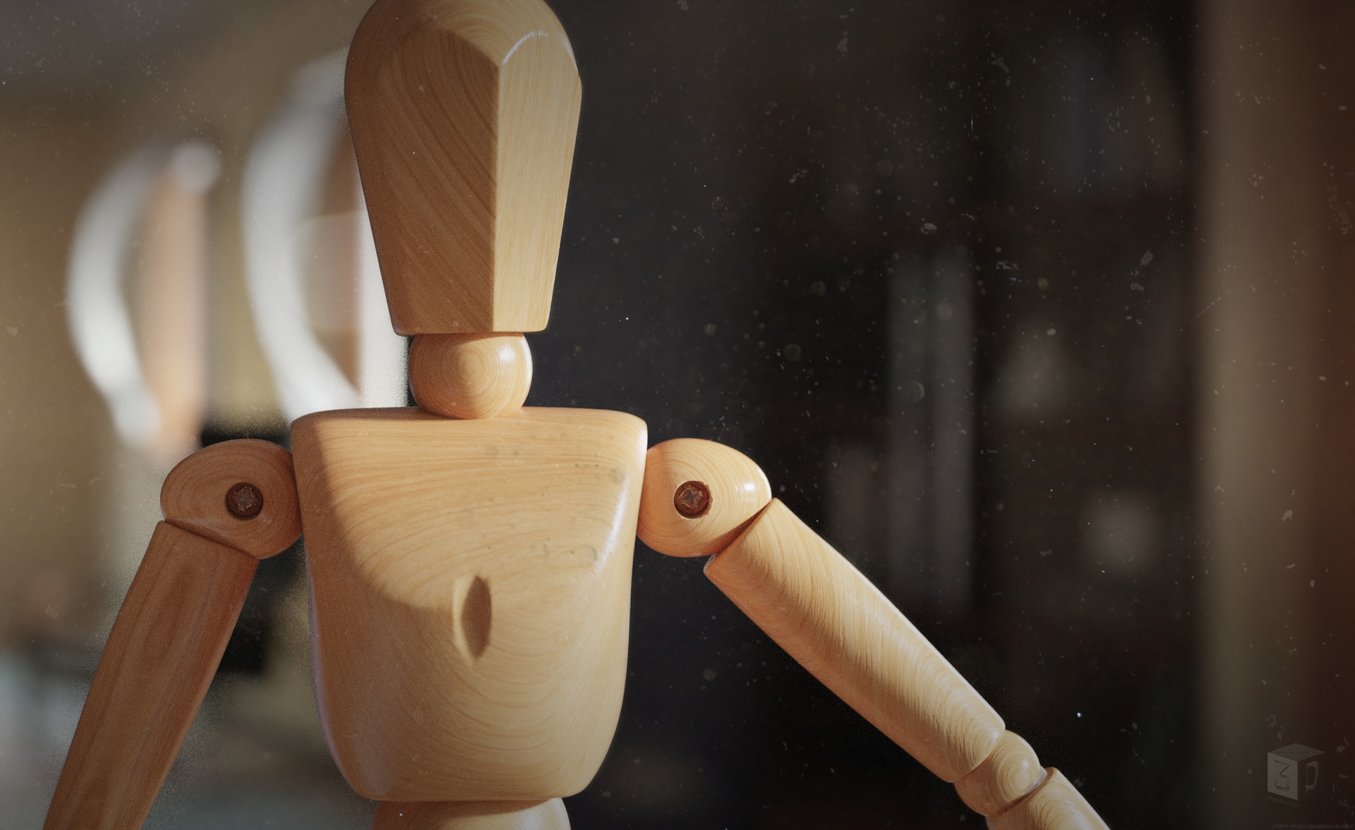 ArtStation Wooden Man