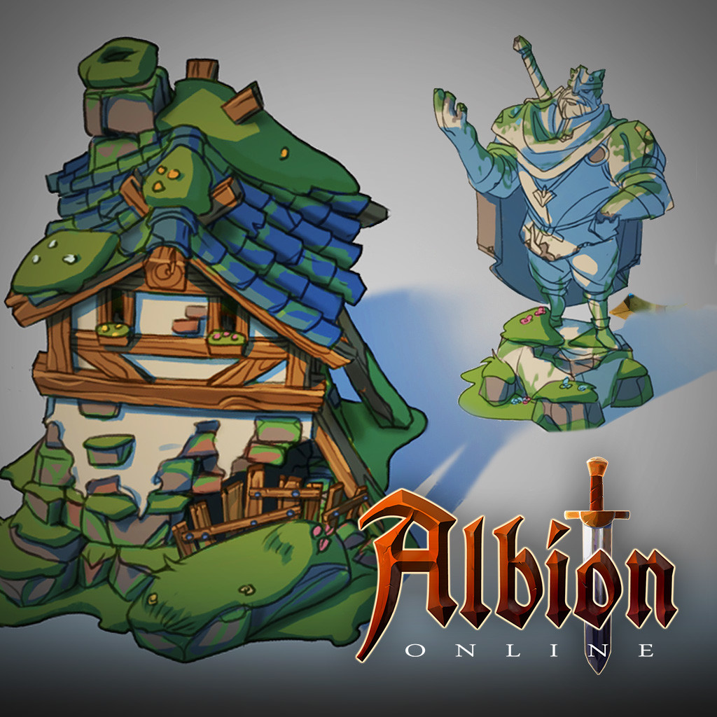 Albion Online - Marketing by Simon Kopp, Fantasy, 2D