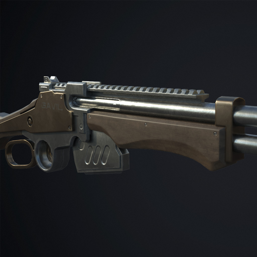 ArtStation - Gavil Rifle