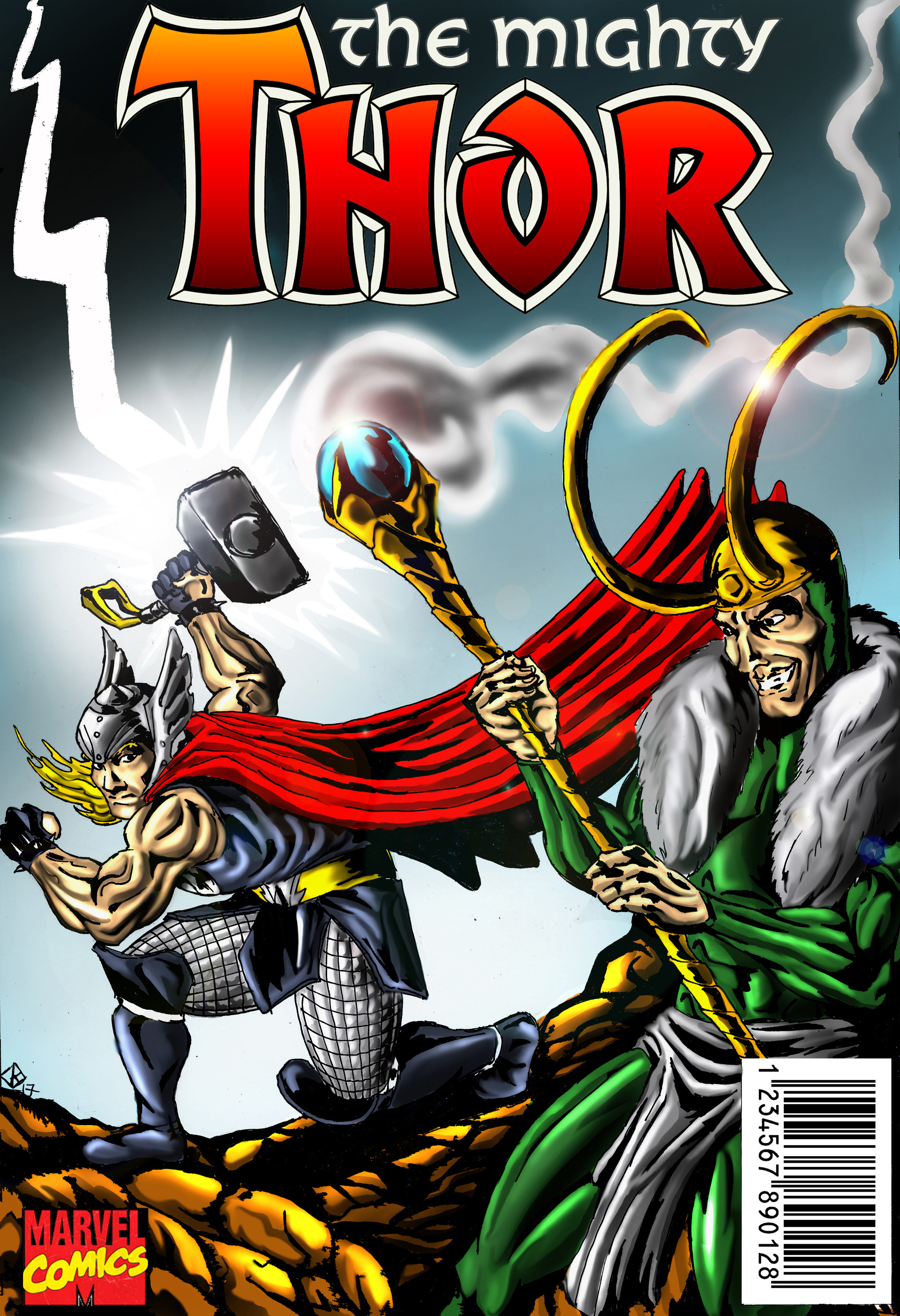 Marvel Thor vs Loki Comic Book D/ébardeur