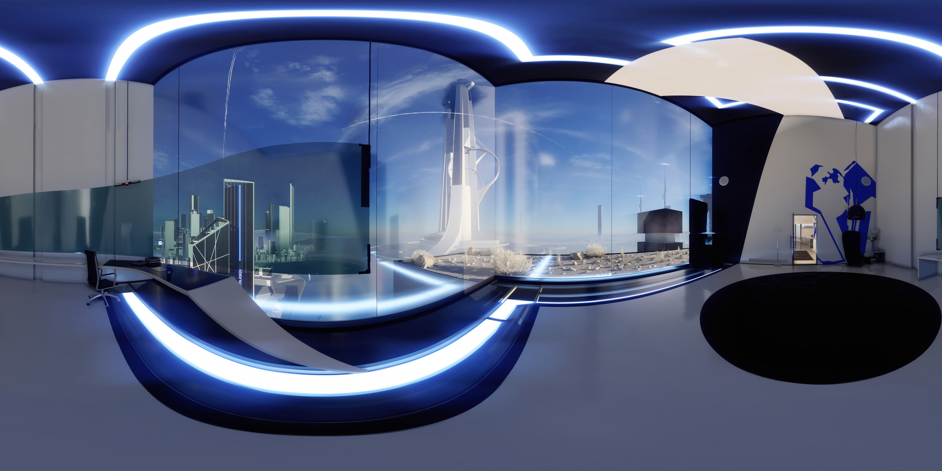 ArtStation Mirror's Edge Catalyst VR ArtStation Panorama Set