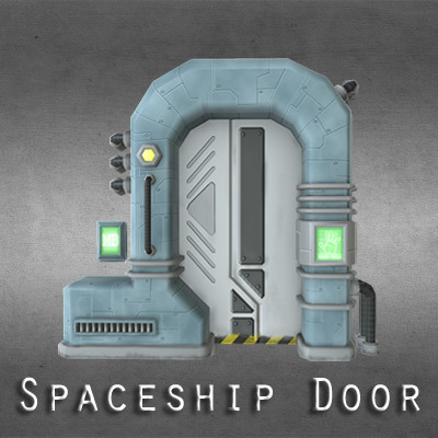 ArtStation - Spaceship Door