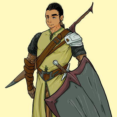 Conner hannin character design for comic finished