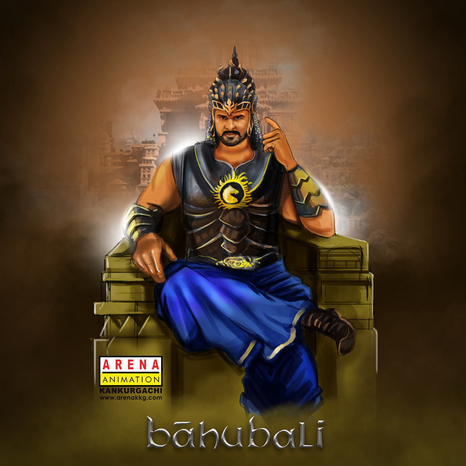 Artstation Bahubali Digital Painting Arena Kankurgachi