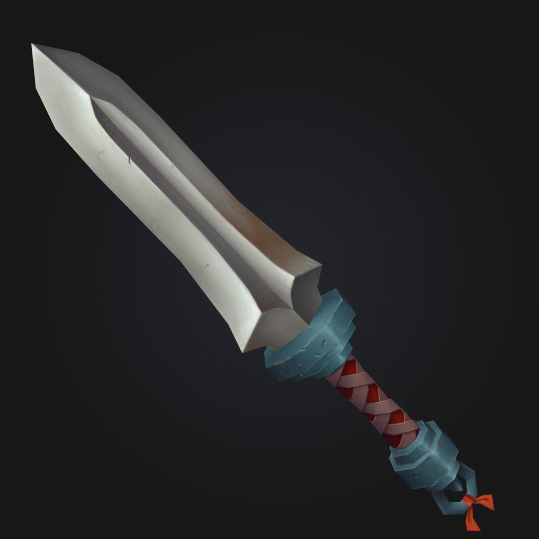 ArtStation - Low poly dagger 03