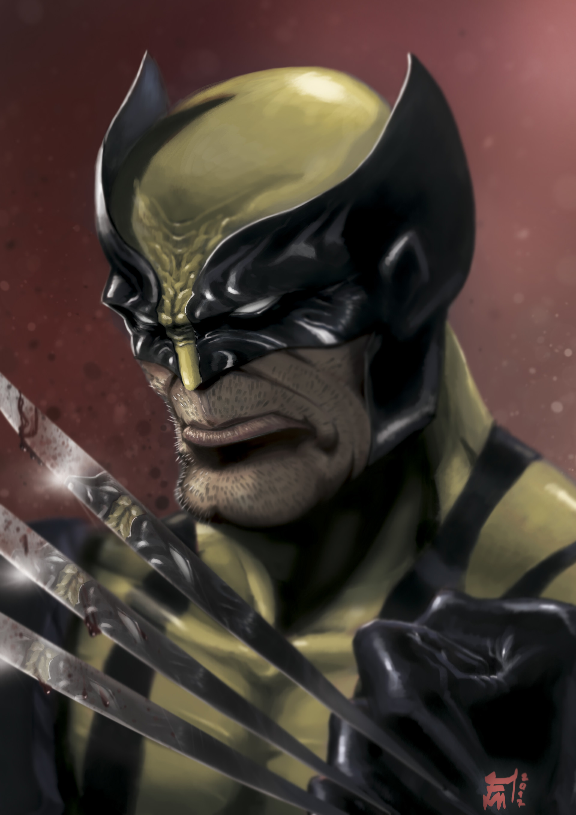 ArtStation - Wolverine portrait