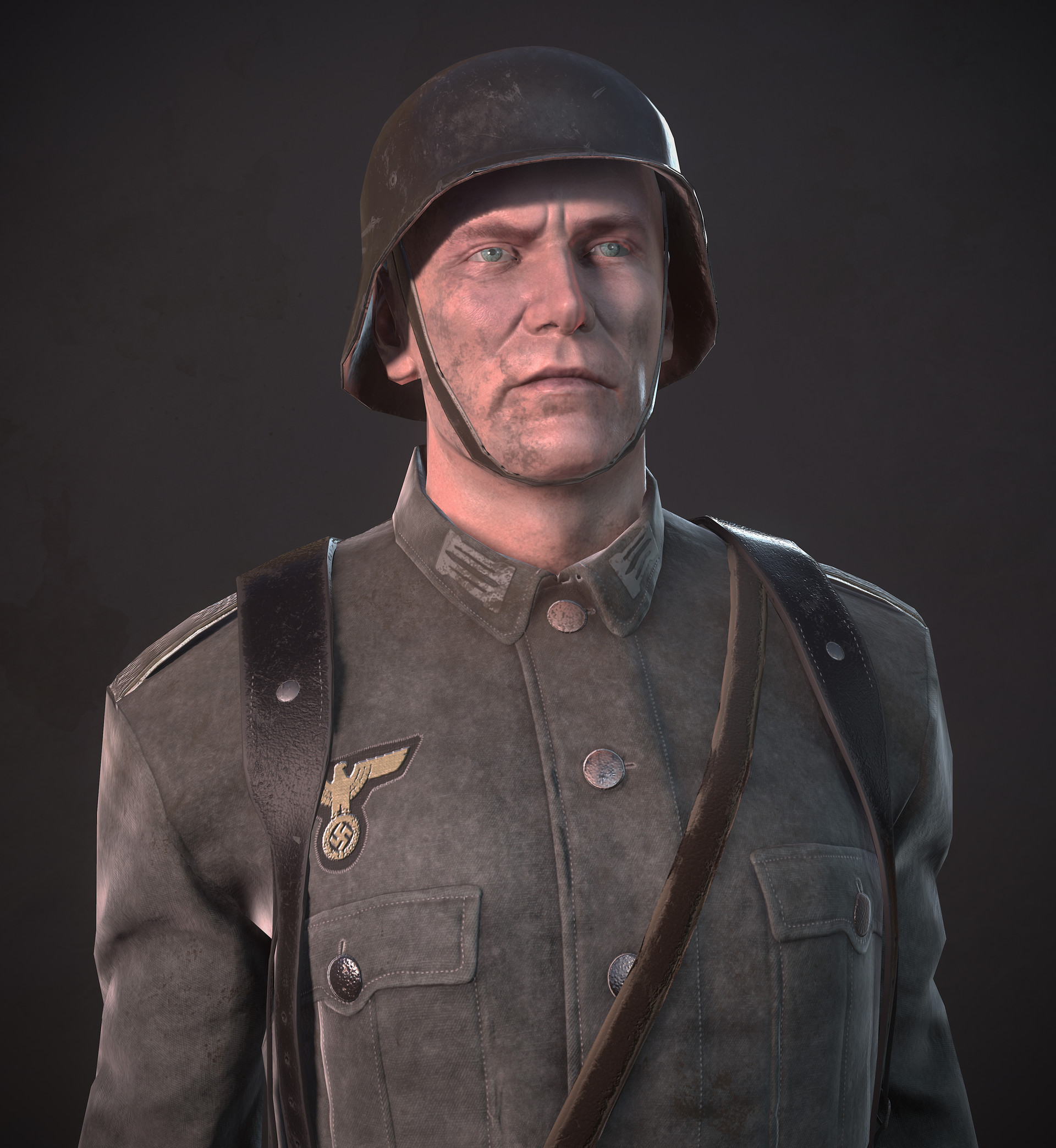 ArtStation - German Soldier WWII - WarArm Game Model