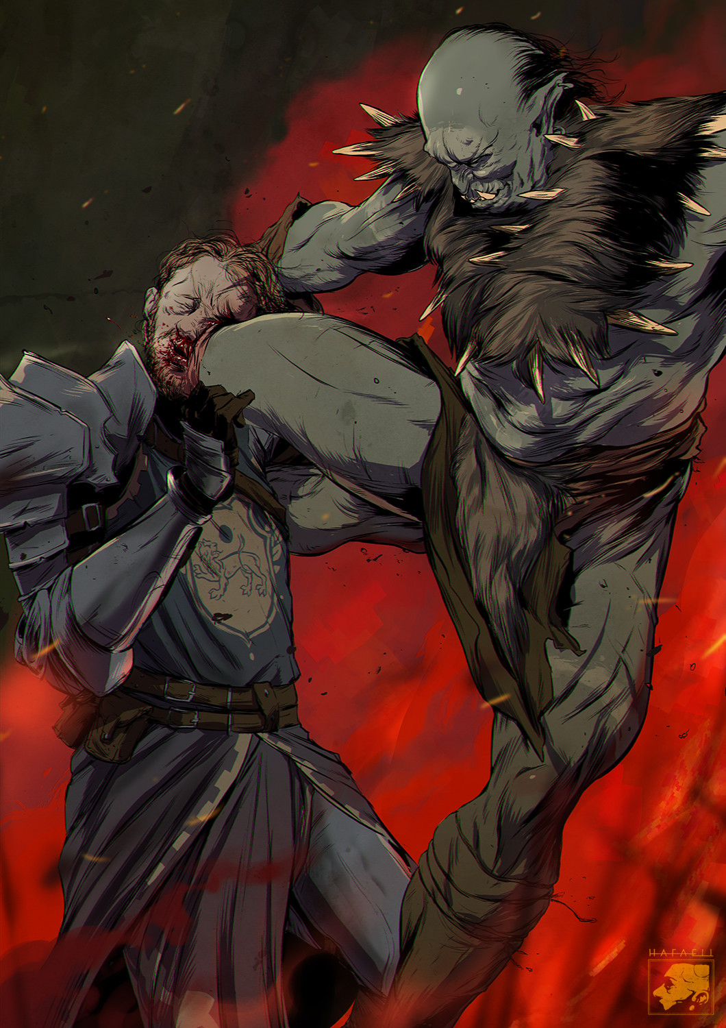 ArtStation Orc Vs Human