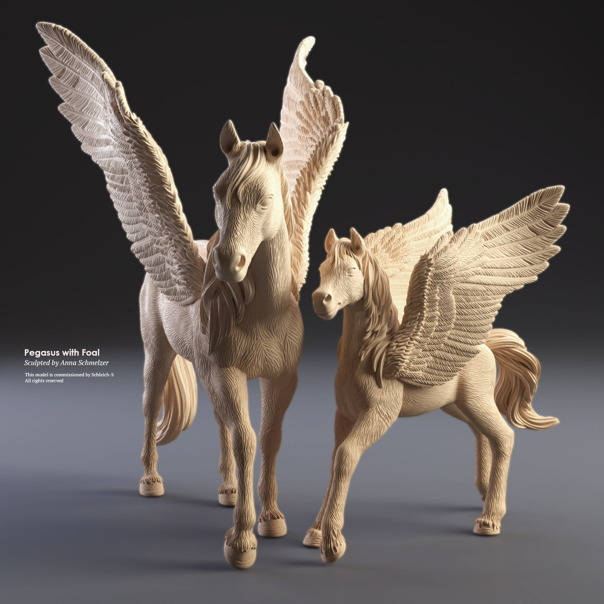 schleich pegasus foal