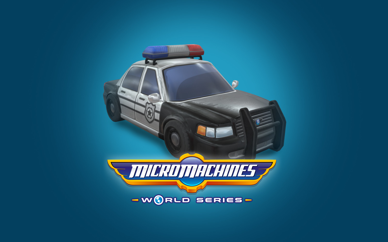 micro machines police car