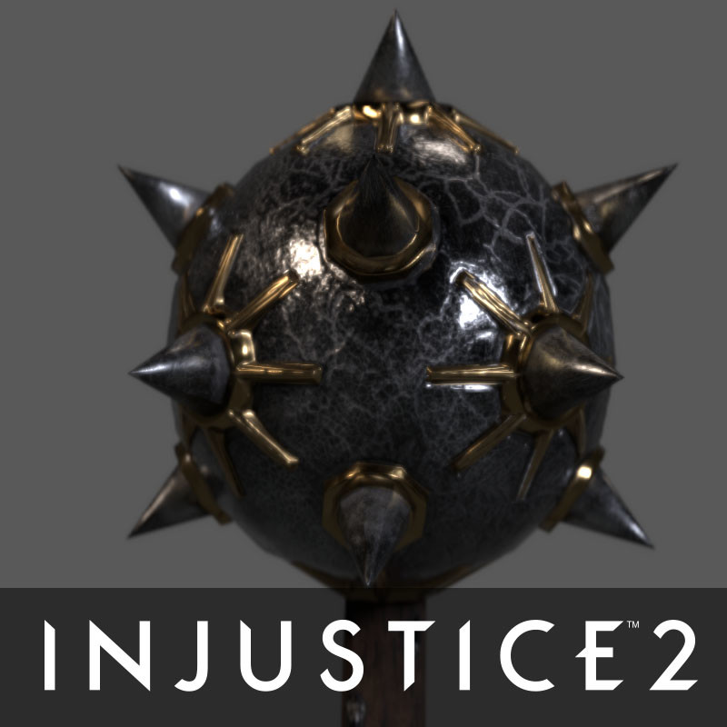 ArtStation - Injustice 2 Hawkgirl Mace Modifier