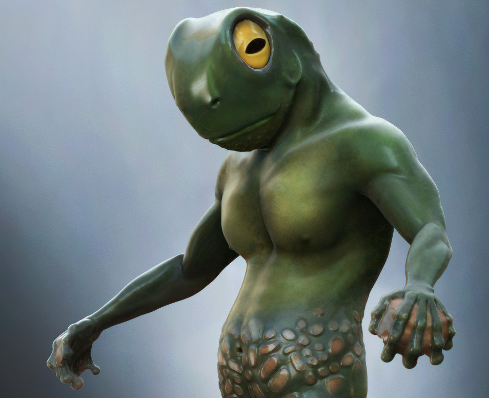 Artstation Frog Humanoid