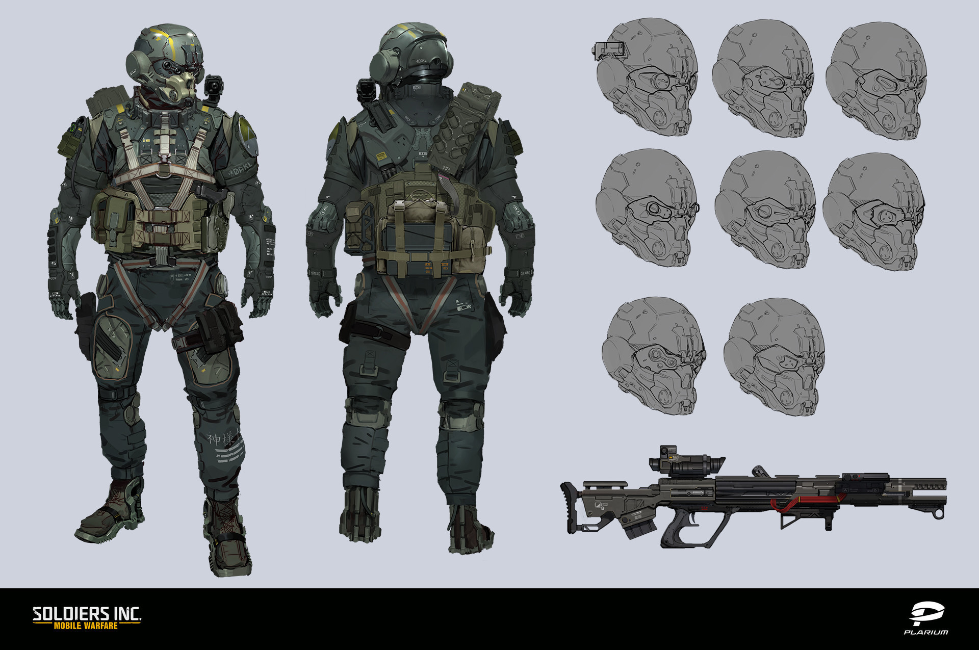 ArtStation - Soldiers Inc. Concept art