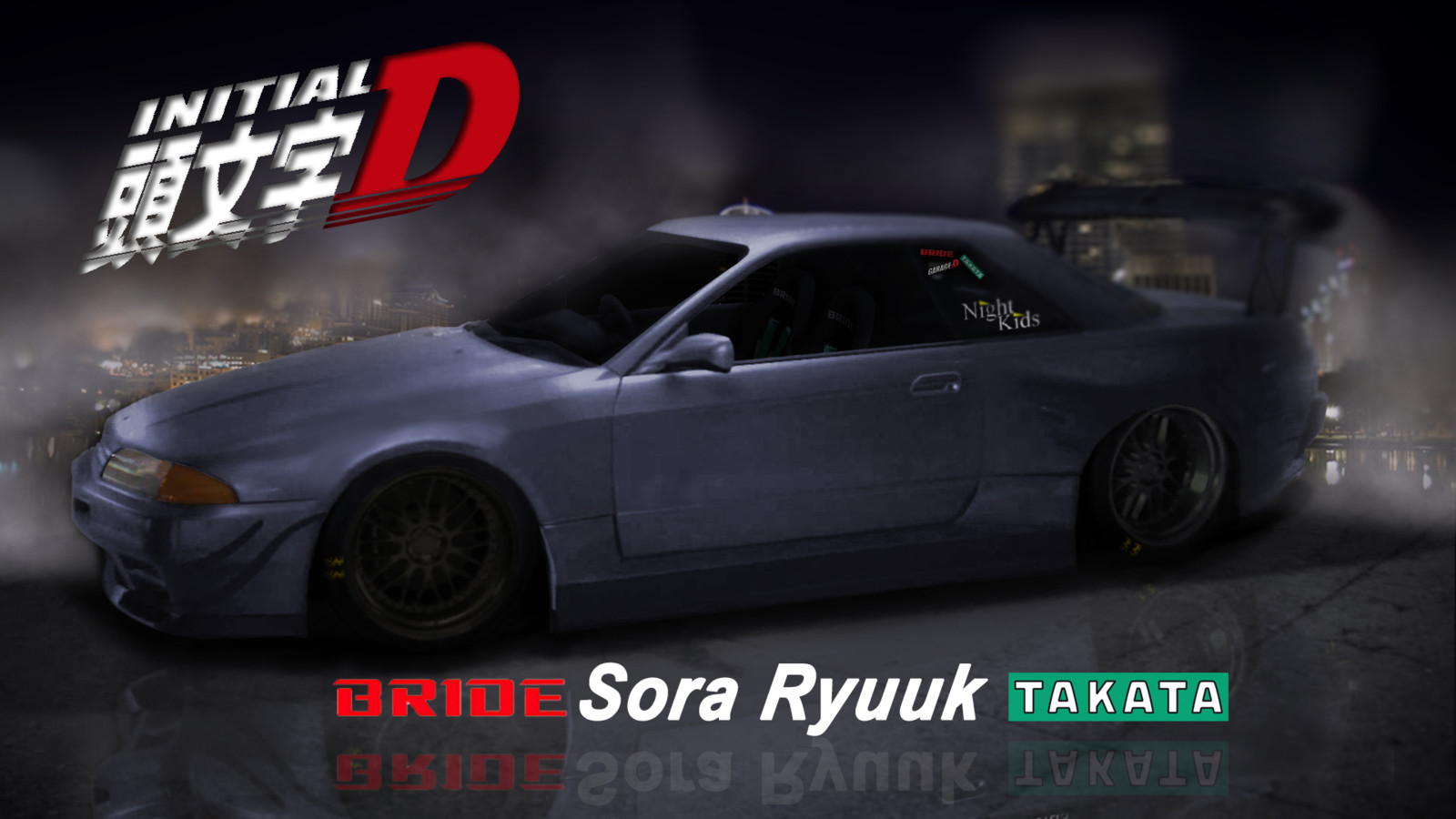 Artstation Initial D Nakazato S Skyline Gt R Cover By Sora Ryuuk Sora Ryuuk