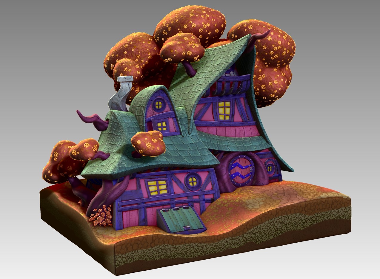 Witch house for animation