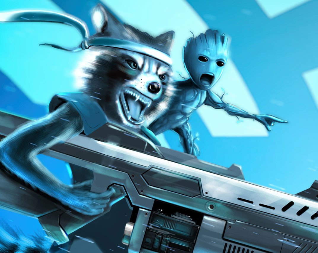Rocket & Baby Groot
