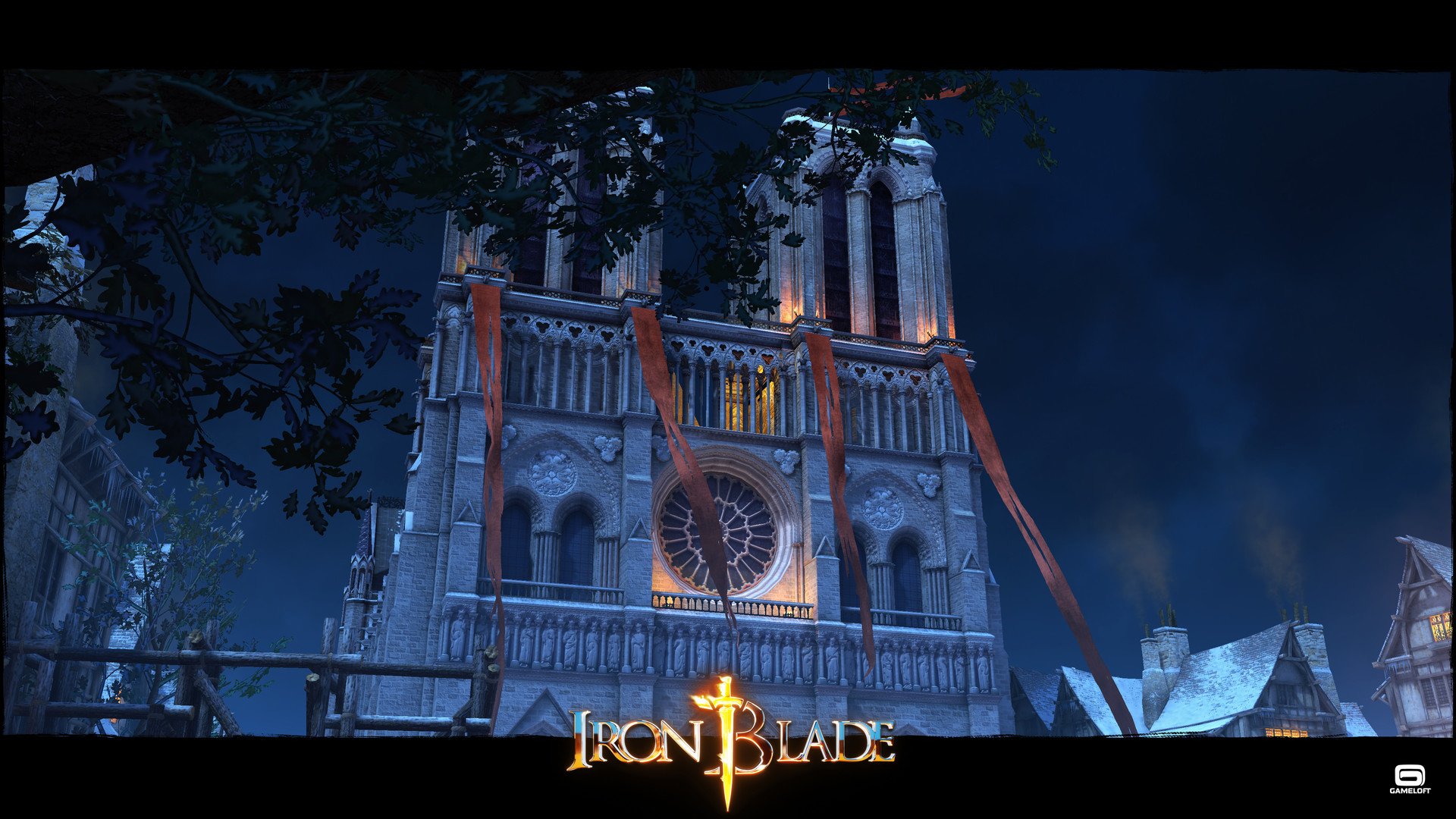 ArtStation Iron Blade Notre Dame Environment