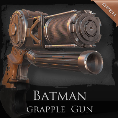 ArtStation - Batman's Grapple Gun